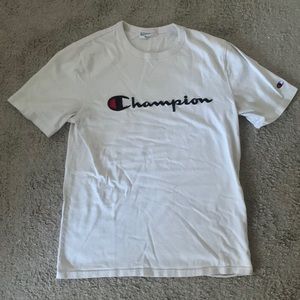 White Champion Tee (medium)
